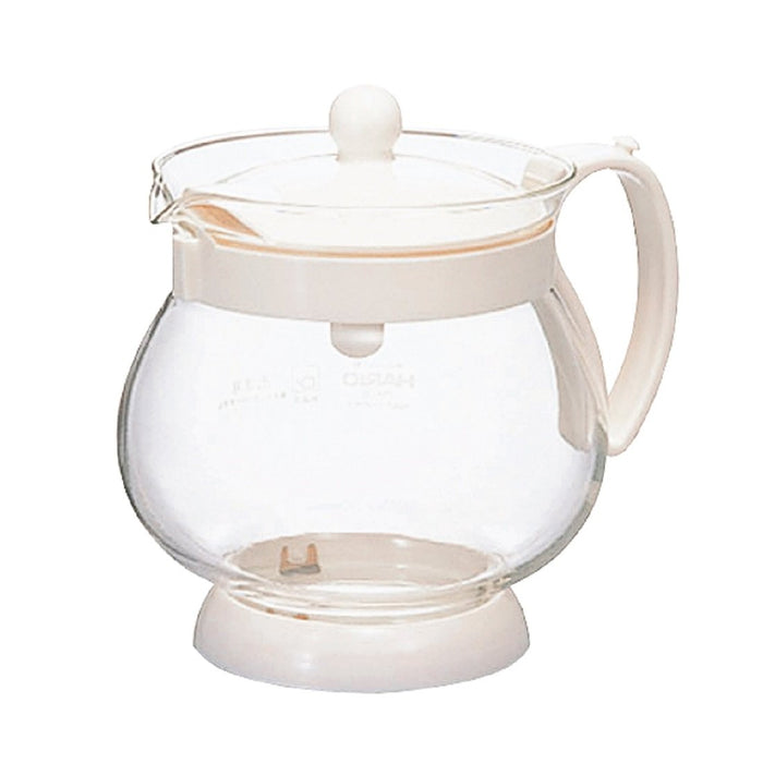 Hario Jpp-50W Jumping Leaf Pot - White, Made in Japan, for 2-3 People-Kiichin - The #1 Place for Japanese Goods in Your Hand!