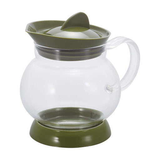 Hario Olive Green Jumping Tea Server 350Ml JTS-35-Og-Kiichin - The #1 Place for Japanese Goods in Your Hand!