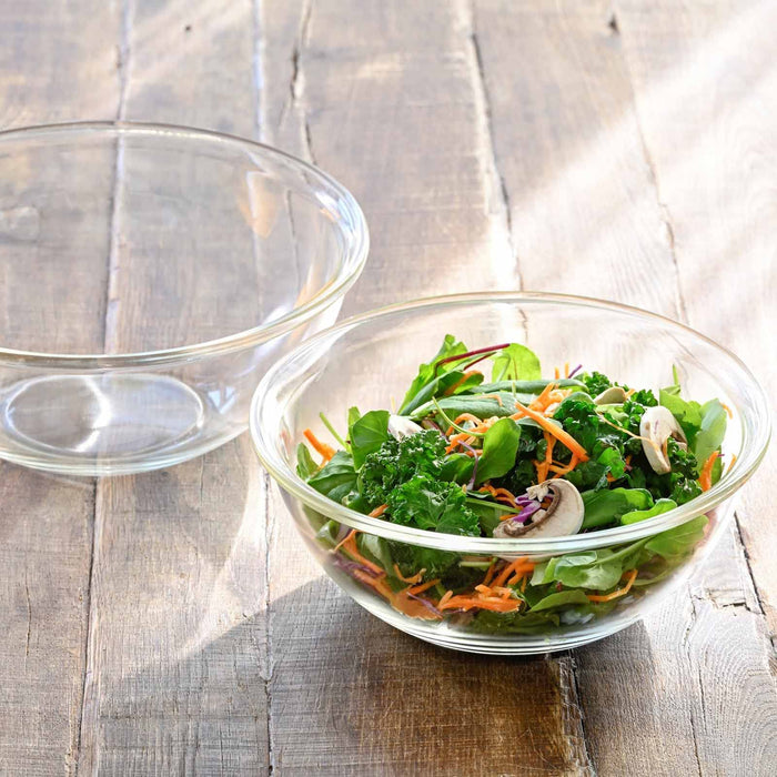 Hario Japan 2500Ml Buono Kitchen Mxpa-250-Bk Clear Heat Resistant Glass Shallow Bowl-Kiichin - The #1 Place for Japanese Goods in Your Hand!