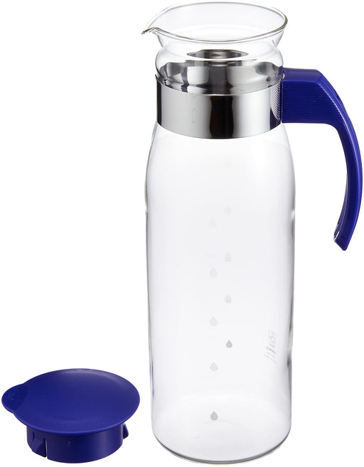 Hario Refrigerator Pot Slim 1.4L Blue Rpbn-14-Nv-Kiichin - The #1 Place for Japanese Goods in Your Hand!