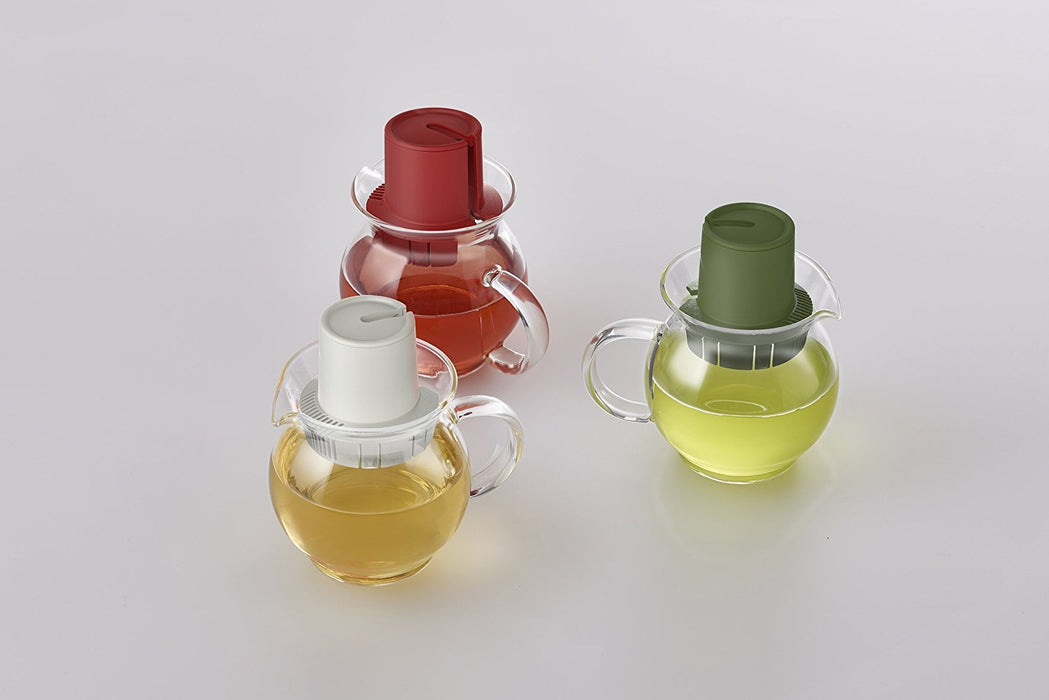 Hario TTH-30-OW Tea Bag Pot 300ml Off-White-Kiichin - The #1 Place for Japanese Goods in Your Hand!