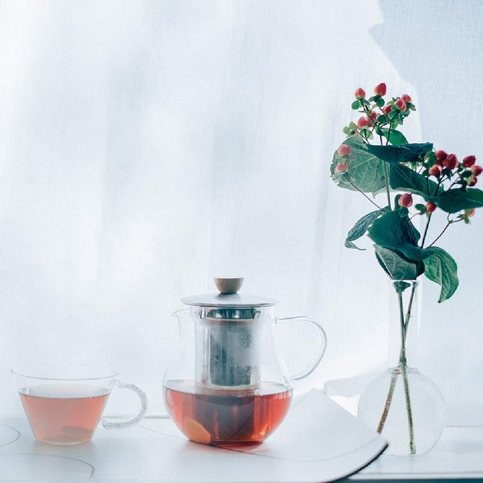 Hario TPC-70HSV Tea Pitcher 700ml Glass Teapot-Kiichin - The #1 Place for Japanese Goods in Your Hand!