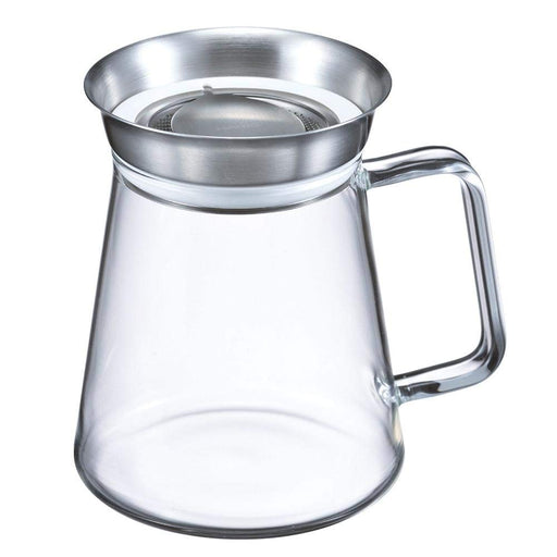 Hario Japan Tea Server Spout 450Ml Clear - 360 Degree Pouring-Kiichin - The #1 Place for Japanese Goods in Your Hand!