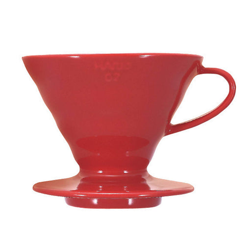 Hario V60 Ceramic Red Coffee Dripper - Japan - 1-4 Cups-Kiichin - The #1 Place for Japanese Goods in Your Hand!
