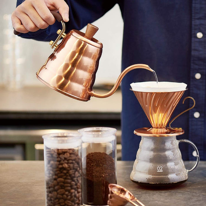 Hario V60 Copper VKBN-90CP Drip Kettle 700ml-Kiichin - The #1 Place for Japanese Goods in Your Hand!