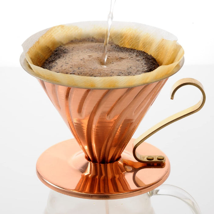 Hario V60 Copper Dripper 1-4Cups VDPR-02-CP Japan-Kiichin - The #1 Place for Japanese Goods in Your Hand!