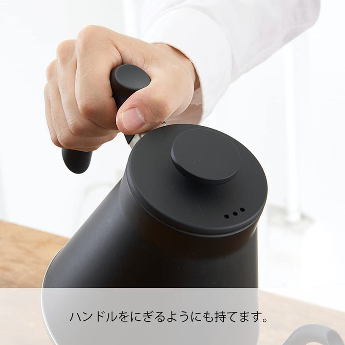 Hario V60 Drip Kettle Gas-IH Compatible 800ml VKF-120-MB-Kiichin - The #1 Place for Japanese Goods in Your Hand!