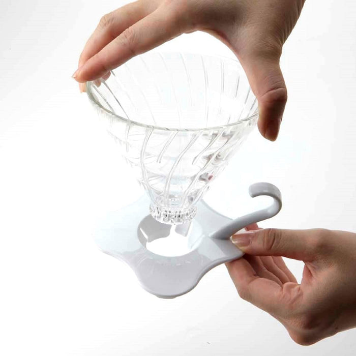 Hario V60 VDG-02B Glass Dripper 1-4 Cups Japan Black-Kiichin - The #1 Place for Japanese Goods in Your Hand!