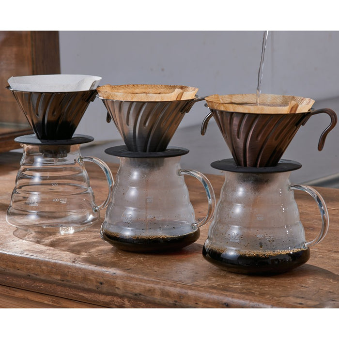 Hario V60 Metal Dripper VDM-02Hsv 1-4Cups Silver Japan-Kiichin - The #1 Place for Japanese Goods in Your Hand!