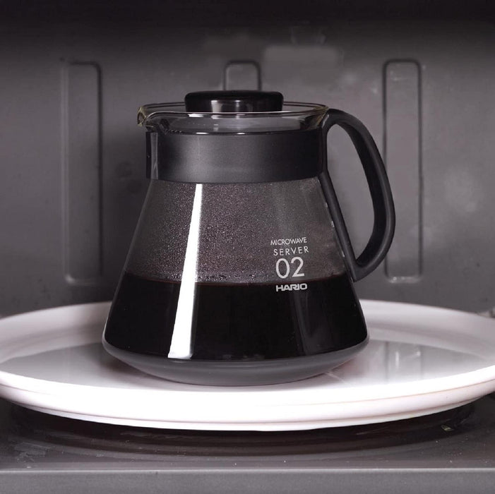 Hario V60 Black Range Server - Japan, 2-5 Cups (Xvd-60B)-Kiichin - The #1 Place for Japanese Goods in Your Hand!