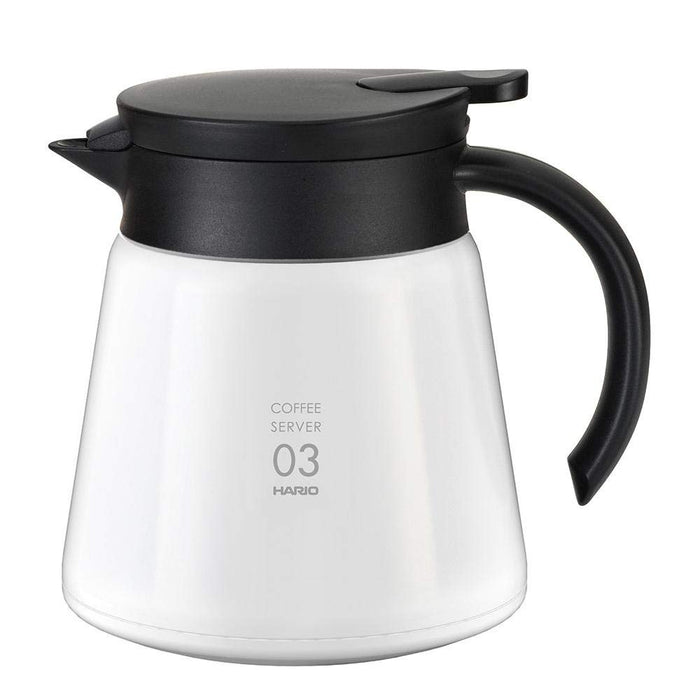 Hario V60 Stainless Steel Server 800 - 750ml White-Kiichin - The #1 Place for Japanese Goods in Your Hand!