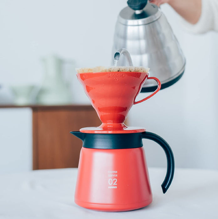 Hario V60 Coffee Dripper 01 Red VDR-01-R 1-2 Cups-Kiichin - The #1 Place for Japanese Goods in Your Hand!