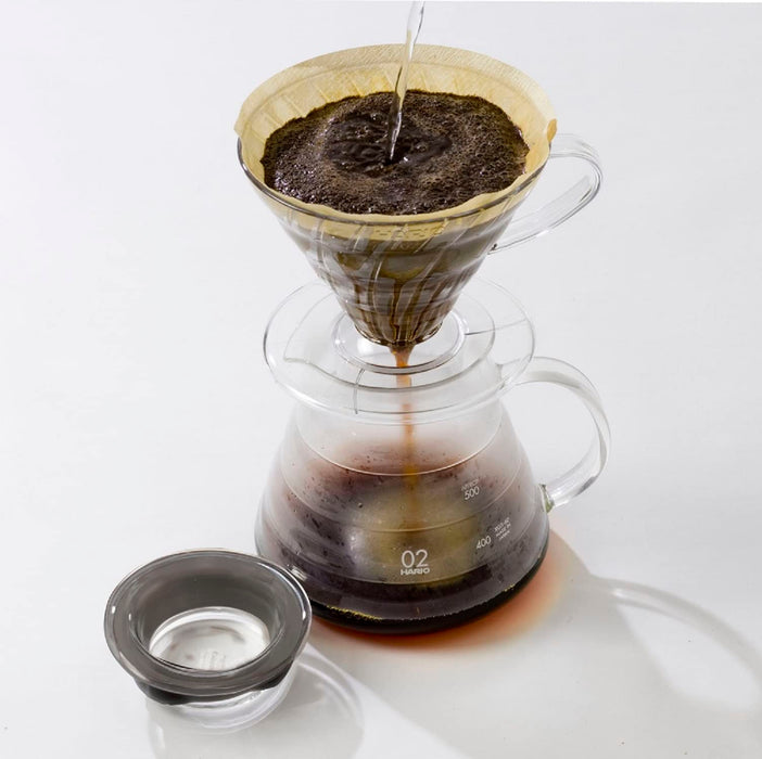 Hario V60 Transparent Dripper 03 Clear VDR-03-T 1-6 Cups Coffee Japan-Kiichin - The #1 Place for Japanese Goods in Your Hand!