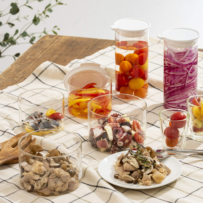 Hario Japan Vinegar Storage Container - 400ml White - VFC-400-W - 1 Piece-Kiichin - The #1 Place for Japanese Goods in Your Hand!