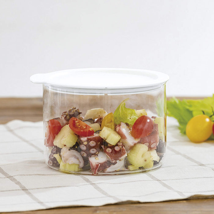 Hario Japan Vinegar Food Container 800Ml White - Premium Quality Storage Solution-Kiichin - The #1 Place for Japanese Goods in Your Hand!