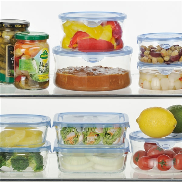 Iwaki 1.2L Square Heat Resistant Glass Food Container-Kiichin - The #1 Place for Japanese Goods in Your Hand!
