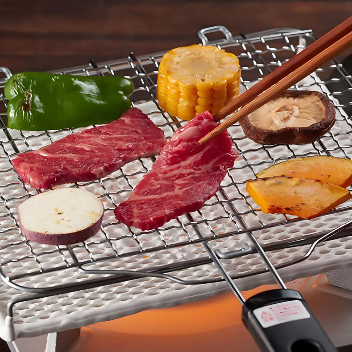 Premium Ceramic Far-Infrared BBQ Grill Mesh for Men's Woven Wire Rack - Japan's Top Choice-Kiichin - The #1 Place for Japanese Goods in Your Hand!