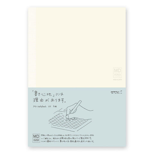 Midori Japan A5 Grid Ruled Notebook - 15003006-Kiichin - The #1 Place for Japanese Goods in Your Hand!