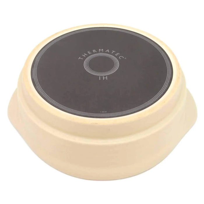 Miyawo Thermatech Ceramic Induction Donabe Casserole 10-Go - Beige Premium Ceramic Induction Cookware-Kiichin - The #1 Place for Japanese Goods in Your Hand!