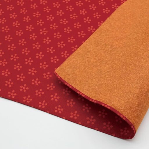 Musubi Furoshiki 45Cm Rikyu Plum Red Orange Japan 10215-103-Kiichin - The #1 Place for Japanese Goods in Your Hand!