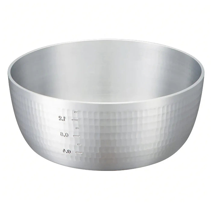 Nakao Aluminum Hammered Yattoko Pot 19.5cm - Premium Quality Cookware-Kiichin - The #1 Place for Japanese Goods in Your Hand!