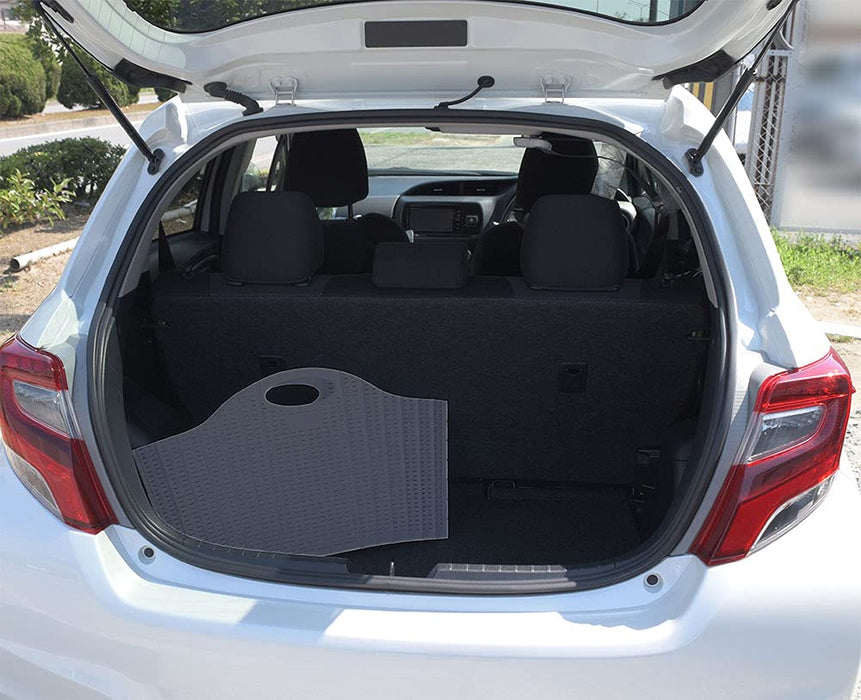 Seiei Gray Rattan Style Laundry Basket - Compact Storage 55X38X39Cm-Kiichin - The #1 Place for Japanese Goods in Your Hand!