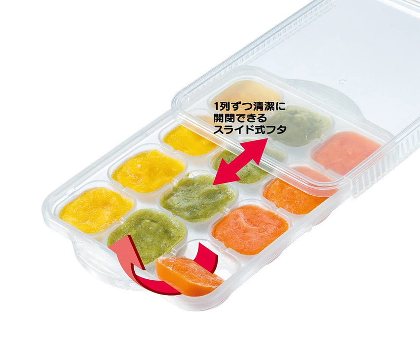 Skater Japan Baby Food Storage Tray - 12 Blocks (Trmr12N-A)-Kiichin - The #1 Place for Japanese Goods in Your Hand!