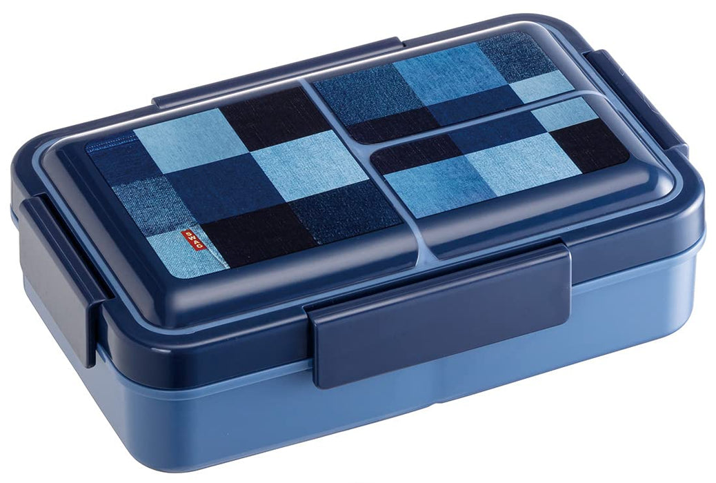 Skater Bento Box Denim 850ml Antibac 4-Point Lock Fluffy Large Men Palt9Ag-A-Kiichin - The #1 Place for Japanese Goods in Your Hand!