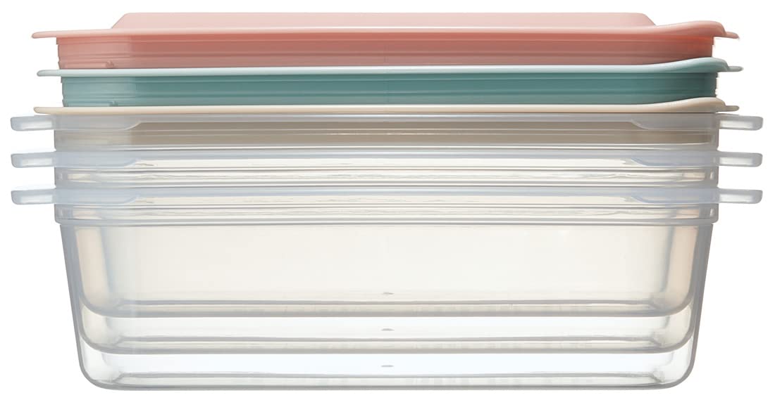 Skater 700Ml Set Of 3 Storage Containers - Japan Made Microwave & Dishwasher Safe-Kiichin - The #1 Place for Japanese Goods in Your Hand!