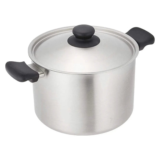 Nihon Yoshokki 22Cm Stainless Steel Stockpot - Authentic Japanese Craftsmanship-Kiichin - The #1 Place for Japanese Goods in Your Hand!