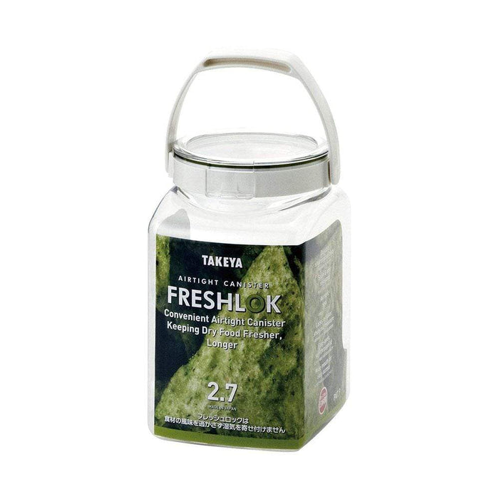 Takeya Freshlok 2.7L Square Container with Handle - Airtight Storage Solution-Kiichin - The #1 Place for Japanese Goods in Your Hand!