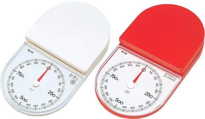 Tanita 1Kg Red Mechanical Kitchen Scale - Imported from Japan-Kiichin - The #1 Place for Japanese Goods in Your Hand!