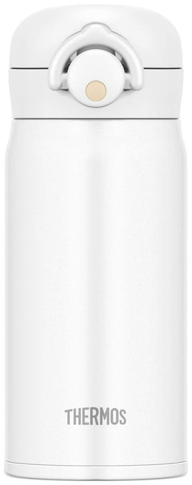 Thermos Japan 350Ml Matte White Jnr-351 Mtwh Vacuum Insulated Water Bottle-Kiichin - The #1 Place for Japanese Goods in Your Hand!