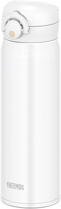 Thermos Jnr-501 500ml Insulated Water Bottle Mug - Matte White-Kiichin - The #1 Place for Japanese Goods in Your Hand!