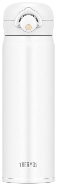 Thermos Jnr-501 500ml Insulated Water Bottle Mug - Matte White-Kiichin - The #1 Place for Japanese Goods in Your Hand!
