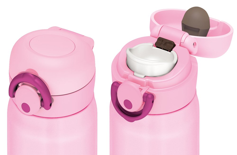 Thermos Japan 500ml Light Pink Vacuum Insulated Water Bottle-Kiichin - The #1 Place for Japanese Goods in Your Hand!