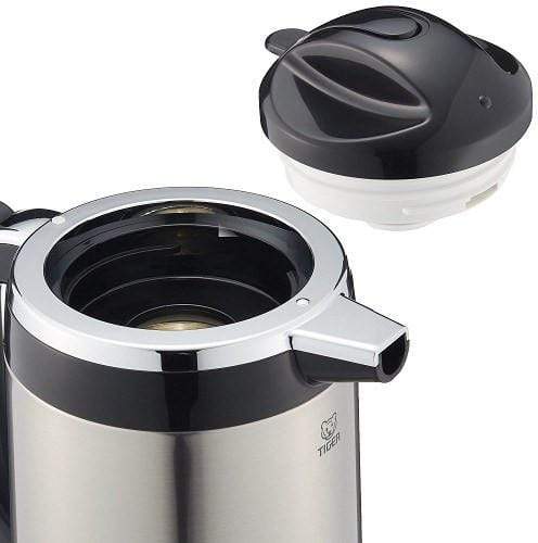 Tiger Japan Stainless Steel Vacuum Carafe 1.02L with Glass Liner and Button Action-Kiichin - The #1 Place for Japanese Goods in Your Hand!