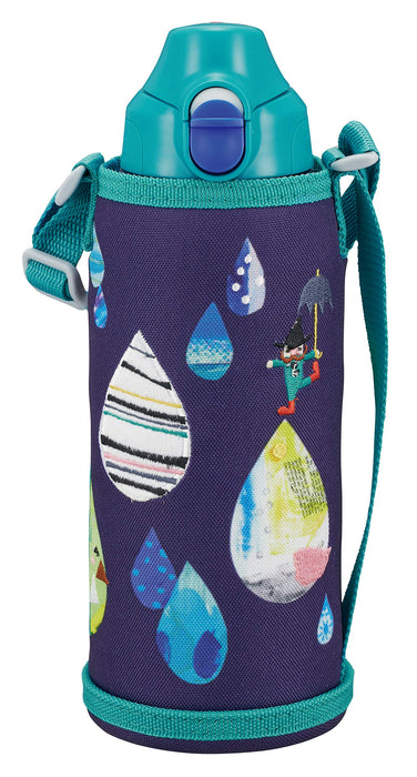 Tiger Thermos 800ml Stainless Steel Water Bottle - 2-Way Shizuku Blue-Kiichin - The #1 Place for Japanese Goods in Your Hand!