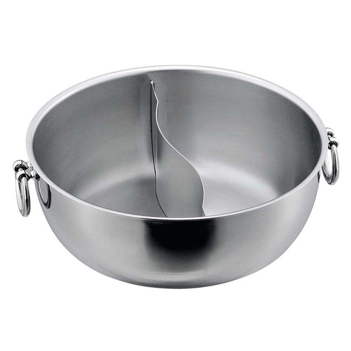 Wadasuke 23cm Stainless Steel Induction Shabu Shabu Hot Pot-Kiichin - The #1 Place for Japanese Goods in Your Hand!