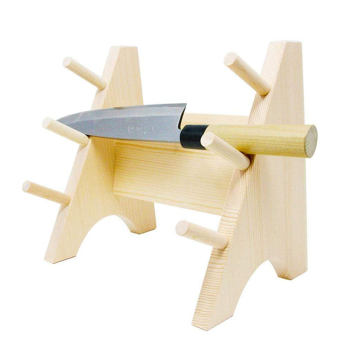 Yamacoh 3-Knife Wooden Knife Rack (10300) - Stylish and Functional-Kiichin - The #1 Place for Japanese Goods in Your Hand!