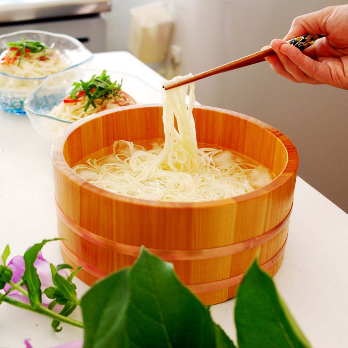 Premium Yamacoh Wooden Udon Noodle Tub - Authentic and Durable-Kiichin - The #1 Place for Japanese Goods in Your Hand!