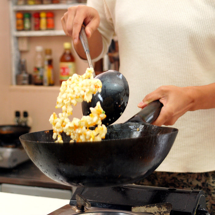 Yamada Iron Light Handle Wok Ladle - Versatile Cooking Tool-Kiichin - The #1 Place for Japanese Goods in Your Hand!