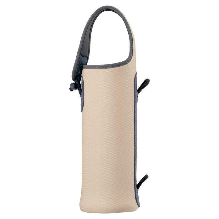 Zojirushi Mahobin MC-AA02-CA Stainless Steel Water Bottle Cover Beige M Size-Kiichin - The #1 Place for Japanese Goods in Your Hand!