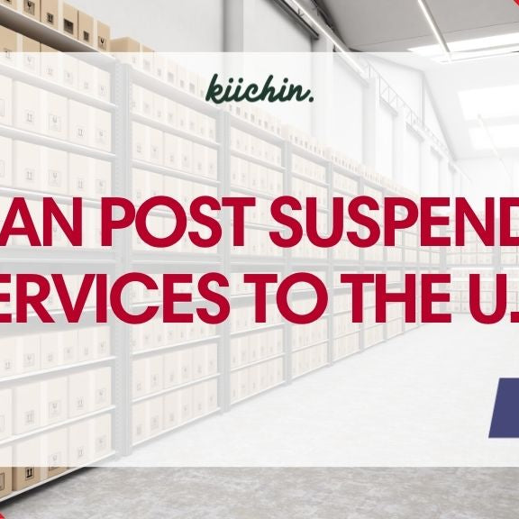 Japan Post suspended services to the US