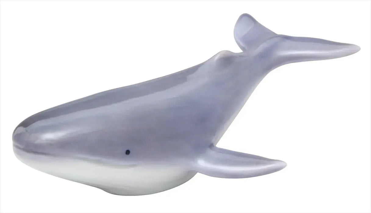 24to3 Nishitomi Ceramics Arita Ware Kitagawa Bisenkan Manta Chopsticks Rest - Whale Gray - 4534891471282