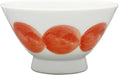 24to3 Nishitomi Ceramics Hasami Ware Wazan Kiln Kurawanka Rice Bowl - Round Crest Splice Red - 4534891468022