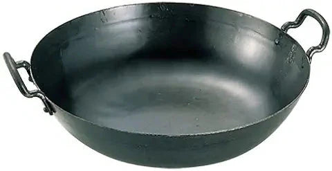 Yamada 24cm Iron Tempura Pan - Premium Quality for Perfect Frying
