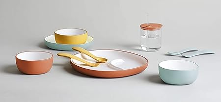 KINTO   Bonbo Orange Kids Bowl 110x110mm Microwave & Dishwasher Safe Gift