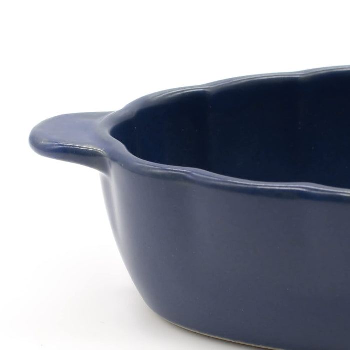 Aito Hana Gratin Dish Cocotte 20x10cm Seto Ware Dishwasher Microwave Safe Japan