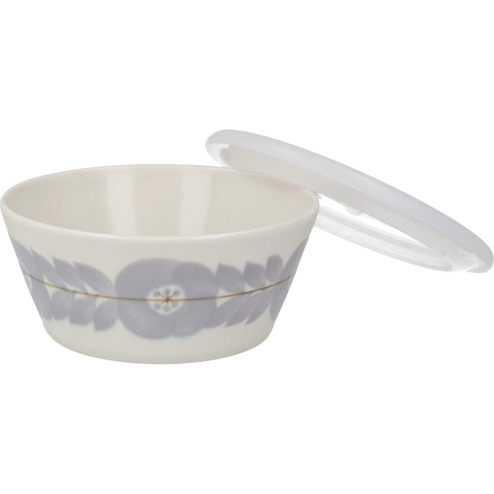 Aito Blossom Storage Container Pack Bowl Microwave Safe Gray Mino Ware 14cm